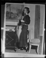 Winifred Biegler, University of Southern California alumna, Los Angeles, 1935 (copy photo)