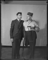 J. B. Adams and Robert Summerville of the American Legion, Los Angeles, 1935