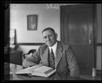 Former Los Angeles County Counsel A. J. Hill, Los Angeles, 1923