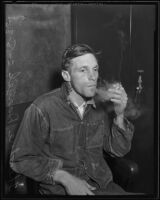 Theodore Dargel, suspect in robbery conspiracy, Los Angeles, 1935