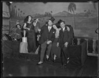 David Hutton and Kitty Chapman in a nightclub, Los Angeles, 1933