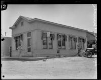 Lone Pine branch of Inyo County Bank closes doors, Lone Pine, 1927