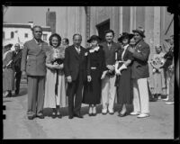 Sultan and Sultana Ibrahim tour Metro-Goldwyn-Mayer, Los Angeles, 1934