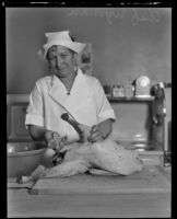 Los Angeles Times cooking expert, Mabelle E. Wyman, Los Angeles, 1928