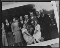 Group Portrait with runaway Helen Stavros [rephotographed], Los Angeles, 1935
