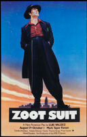Box 12, Folder 4. Miscellaneaous Items. 3 "Zoot Suit" posters - World Premiere Season 1978-1979. Mark Taper Forum Music Center.