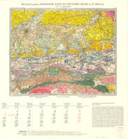 Richard Lepsuis, Geologische Karte des Deutschen Reiches in 27 Blättern.