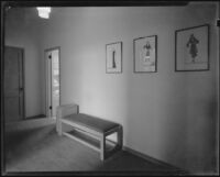 Interior view of "Irene LTD," a dress shop of designer Irene Lentz Gibbons, Los Angeles, (circa 1930?)