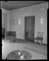 Interior view of "Irene LTD," a dress shop of designer Irene Lentz Gibbons, Los Angeles, (circa 1930?)