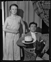 Will Harrison and his wife Evelyn Harrison (probably), Santa Fe (probably), 1930-1948