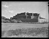 Exterior view of the house of artist Carlos Vierra, Santa Fe, 1932