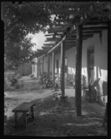 Exterior view of the house of Sheldon Parsons, Santa Fe, 1932