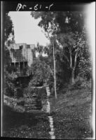Alice Millard residence, a textile block house designed by Frank Lloyd Wright, Pasadena, 1929