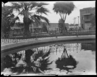 Fountain in the Plaza, Los Angeles, 1897