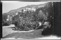 Reynolds residence, water-lily pond in patio, Palos Verdes Estates, 1927