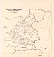 Das Deutsch Verwaltete Teilgebiet des Ehemallgen Polens.