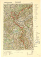 Generalkarte der Tschechoslowakei