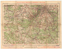 Ravenstein-Liebenow's Rad- u. Automobilkarte von Mittel-Europa: Deutschland Niederlande, Belgien nebst Teilen von Osterreich-Ungarn  Frankreich Russland und der Schweiz.