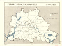 Berlin: District Boundaries. 27 March 1938