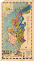 Mapa Agricola del Litoral por Carlos R. Hal E. Capitan Costanero