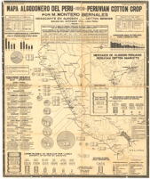 Mapa Algodonero del Peru - 1926 - Peruvian Cotton Crop