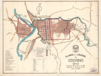 Plano de la Ciudad de Osorno 1942