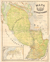 Mapa de la Republica del Paraguay