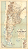 Mapa de la Republica Argentina