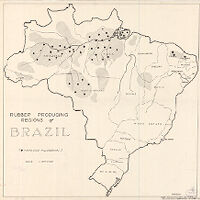 Rubber Producing Regions of Brazil