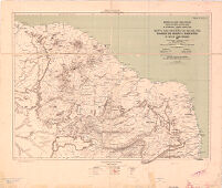 Mappa dos Estados do Ceará, Rio Grande del Norte, e Parahyba