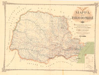 Mappa do Estado do Paraná