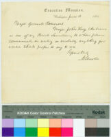 Abraham Lincoln to William S. Rosecrans, 1864, June 10