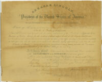 Appointment of Charles A. Beebe as Receiver of Public Moneys at Los Angeles, California, 1863, January 29