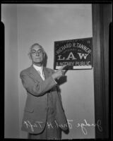 Judge Fred H. Taft, Santa Monica, 1936