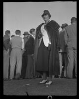 Helen Lawson Shepherd at Los Angeles Open Golf Tournament, 1936