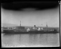 SS West Cadron in port, circa 1920-1928
