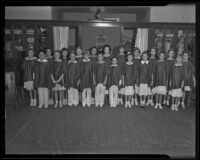 Verse-speaking choir of Fairburn-avenue school, Westwood, 1936