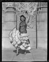 Paquita Jiminez at the California Pacific International Exposition in Balboa Park, San Diego, 1935