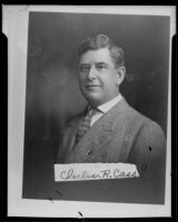 Charles R. Cass, founder of Los Angeles Map & Address Co., 1936 (copy of photo circa 1900?)