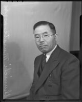 Shunichi Murata, new president of the Southern California Japanese Chamber of Commerce and Industry, Los Angeles, 1936