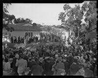 Dedication ceremony at Plummer Park, Hollywood, 1938
