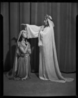 Estelle Osman and Betty Rouse on stage, 1938