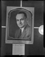 Dr. Norman E. Nygaard, new minister of First Presbyterian Church, Los Angeles, 1938