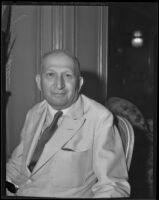 Dr. Cyrus Adler talks about the mistreatment of Jews in Germany, Los Angeles, 1933