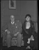 Sir John Aird, Canadian banker, with his wife, Lady Eleanor Aird, 1930-1938
