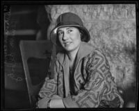 Marion Cooper aka "Geneva Albitz" is jailed for fraudulent checks, Los Angeles, 1923