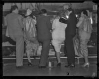 Bar patrons following the repeal of Prohibition, Los Angeles, circa 1933