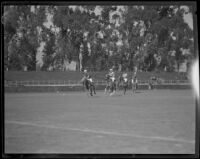Polo match between Long Island-based Midwick and Los Indios, a Southern California team, Santa Monica, 1935