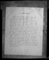 Document related to "Women for John C. Porter," 1929