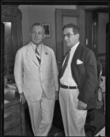L. W. Robert Jr. and Albert Cohen, Los Angeles, 1933